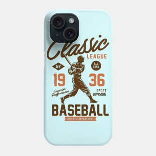 vintage baseball Phone Case