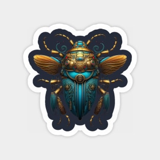 The Blue Scarab Magnet