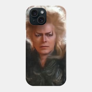 Labyrinth King of Goblins Bronze Painted Portrait Phone Case
