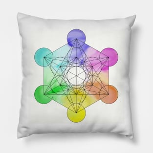 Metatron Rainbow Pillow