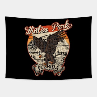 Winter Park Florida Bald Eagle Retro Vintage Aesthetic Tapestry