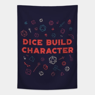 Dice Build Character Tapestry