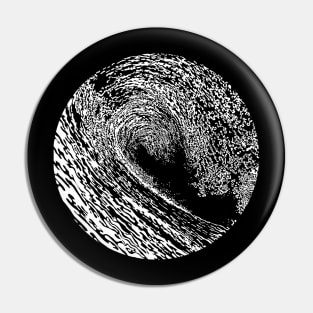 Pacific Waves Noir Pin