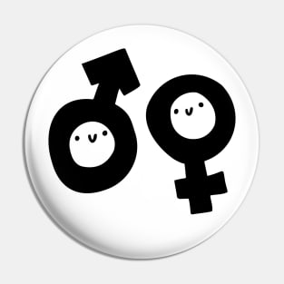 Gender love Pin