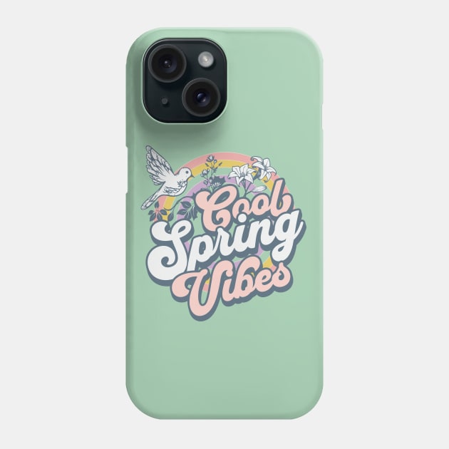 Retro Springtime Spring Groovy Vibes For Spring Women Men Phone Case by alcoshirts