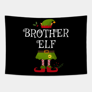 Brother Elf Shirt , Family Matching Group Christmas Shirt, Matching T Shirt for Family, Family Reunion Shirts Tapestry