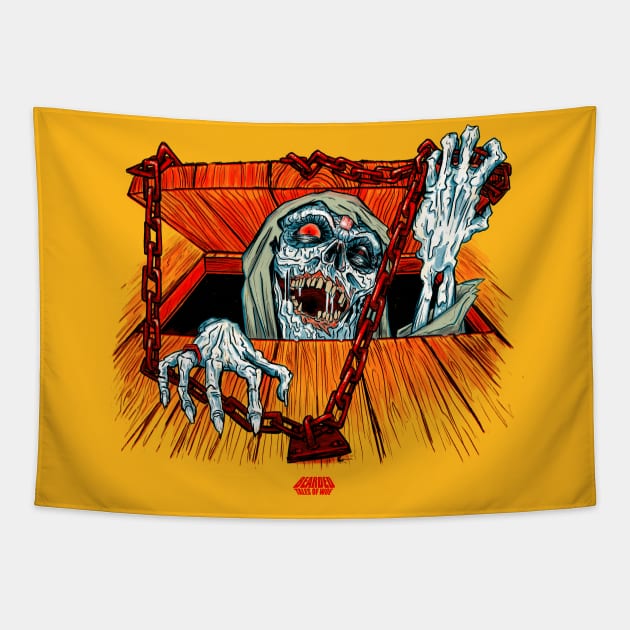 Cellar Ghoul Tapestry by Bearded Tales Of Woe