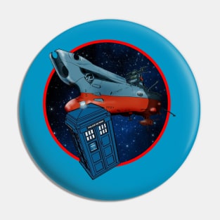 Tardis Space Battleship Yamato Pin