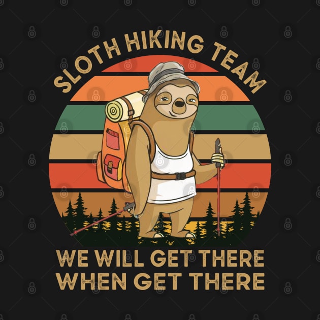 Sloth Hiking Team by Olievera