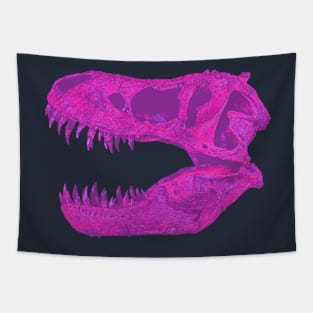 Dinosaur tree skull Tapestry