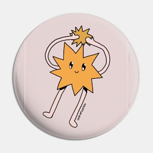 Silly Little Guy Pin