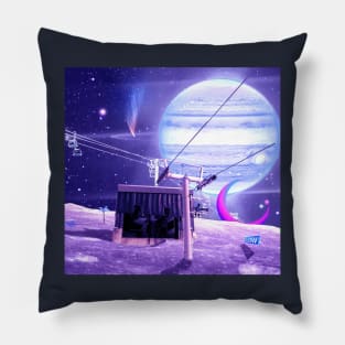 Jupiter Moon Skiing Pillow