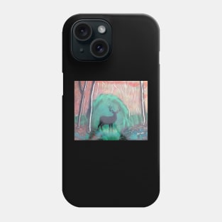 Deer in the woods Phone Case