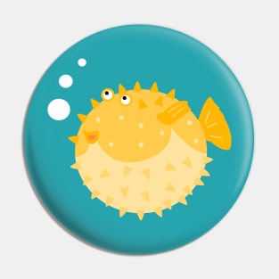 Cute Puffer Fish Pin