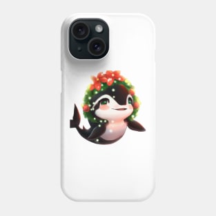 Cute Orca Drawing Phone Case