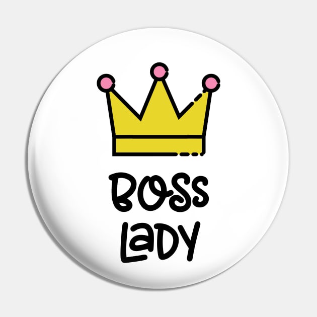 Boss Lady Pin by Pulpixel