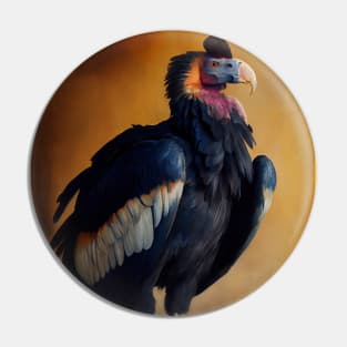 California condor - Oil Paint Pin