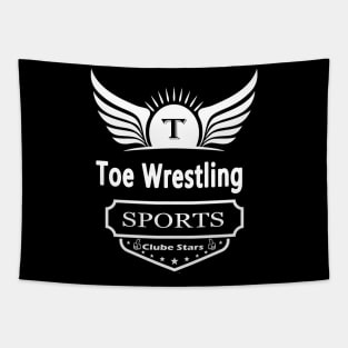 Toe Wrestling Tapestry