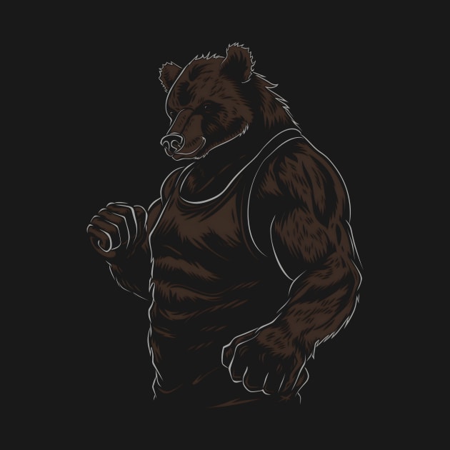 Burly Bear 4 by Bear Face Studios