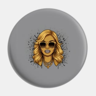 golden girl thug life Pin