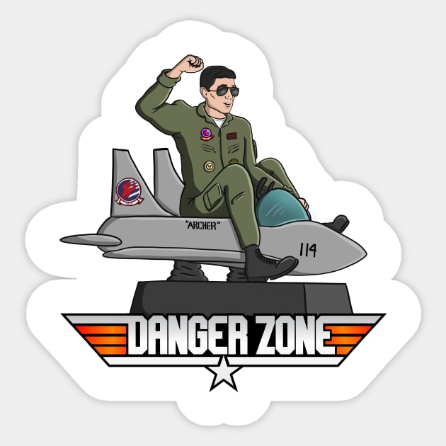 Archer Danger Zone Archer With Gun Archer Danger Zone Archer With Gun