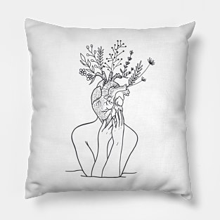 Blooming Heart Pillow