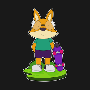 Fox Skater Skateboard T-Shirt