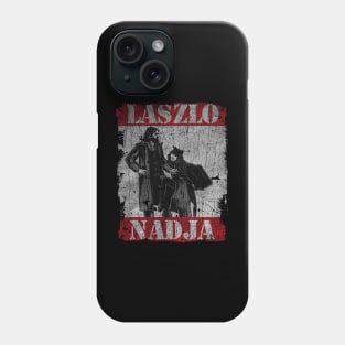 TEXTURE ART - Laszlo and Nadja Bat Phone Case