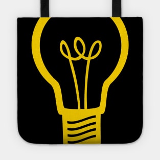 Yellow Light Bulb Tote