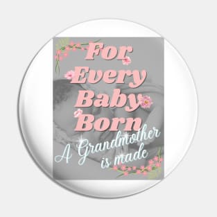 For Every Baby Born (Girl - Sleeping) Pin