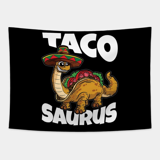 Taco Saurus Tapestry by catalinahogan