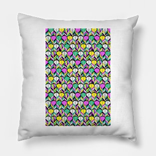 80s feathers Pillow