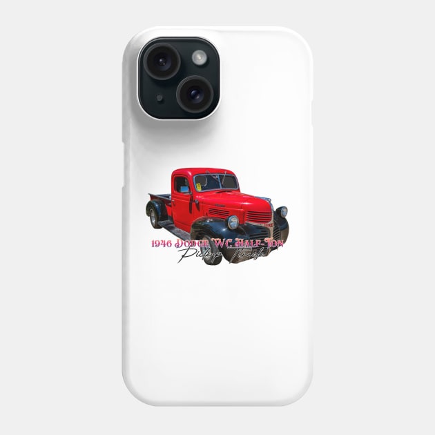 1946 Dodge WC Half-Ton Pickup Truck Phone Case by Gestalt Imagery