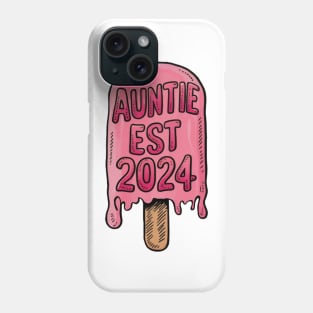 Promoted to Great Auntie Est 2024, Gift for Aunt Phone Case