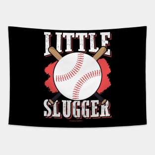 Little Slugger Baseball Lover Tapestry