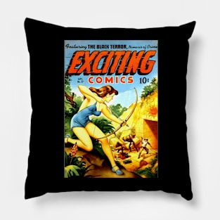 Exciting Comics cover Pillow