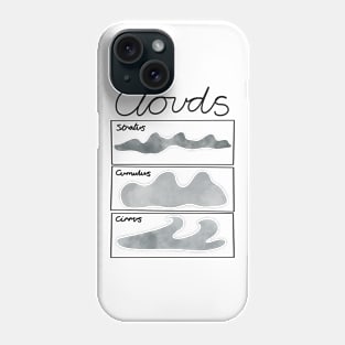 Cloud Types Phone Case