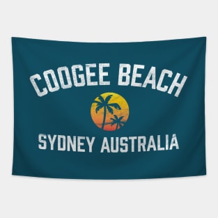 Coogee Beach Sydney Australia NSW Sunset Palm Tapestry