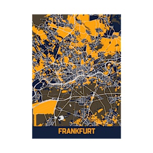 Frankfurt - Germary Bluefresh City Map T-Shirt