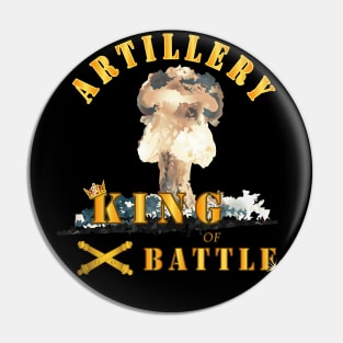 Artillery - King of Battle w Atomic Blast Pin