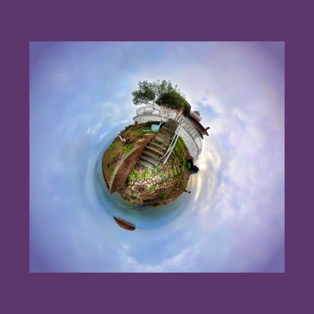 East Brother Island - Little Planet by randymir