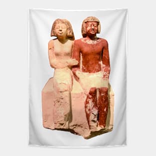 Egyptian couple / Swiss Artwork Photography Tapestry