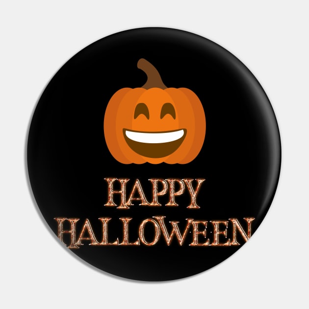 Happy halloween pumpkin - Emoji Pin by tonycastell