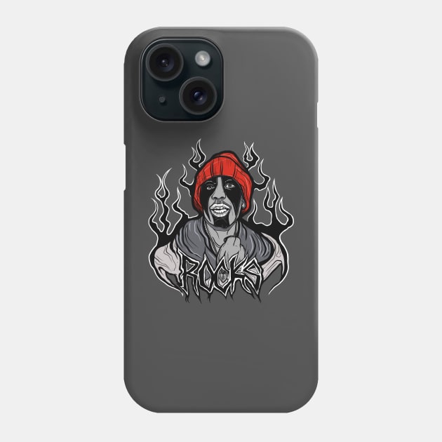 Black metal Biggums Phone Case by SBCUSTOMS 