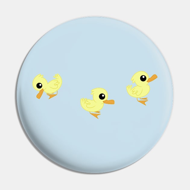 Three Ducklings Pin by CloudyGlow