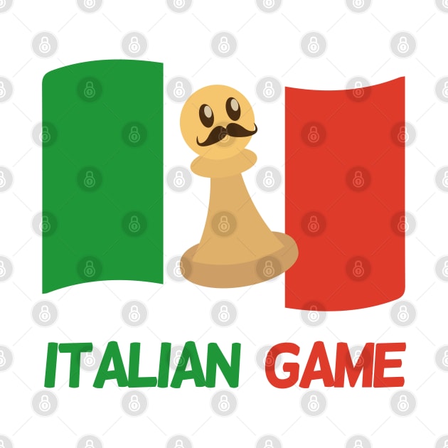 Italian Game Flag | Funny Chess Player by Fluffy-Vectors