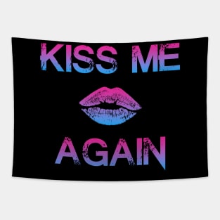 "KissMeAgain" - Purple Tapestry