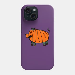 Halloween Horror Pumpkin Pig Phone Case