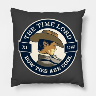 Time Lord Label Pillow