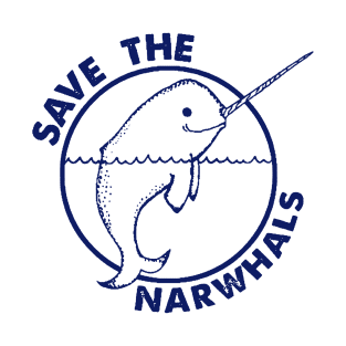 Narwhal Save The Narwhals Tee Funny Vintage Soft Whales Unicorn Awesome Mens Womens Kids Tees Unicorn T-Shirt